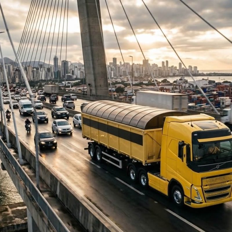 transporte de carga dedicada brasil joinville