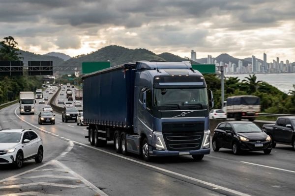 transporte de carga dedicada joinville