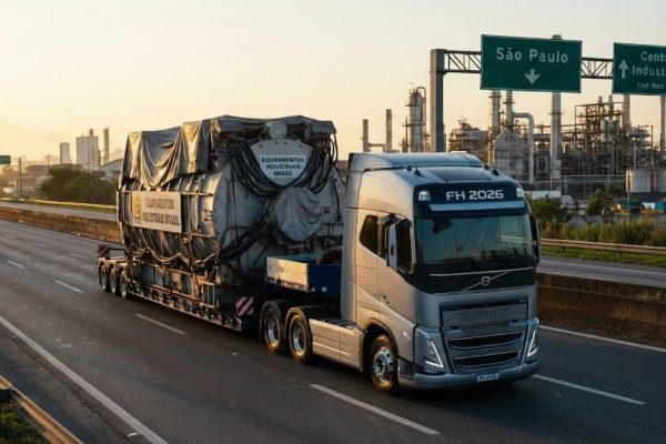transporte de maquinas industriais